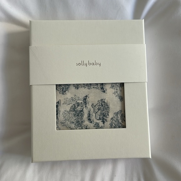 Solly Baby Bleu Toile Wrap - Picture 6 of 8